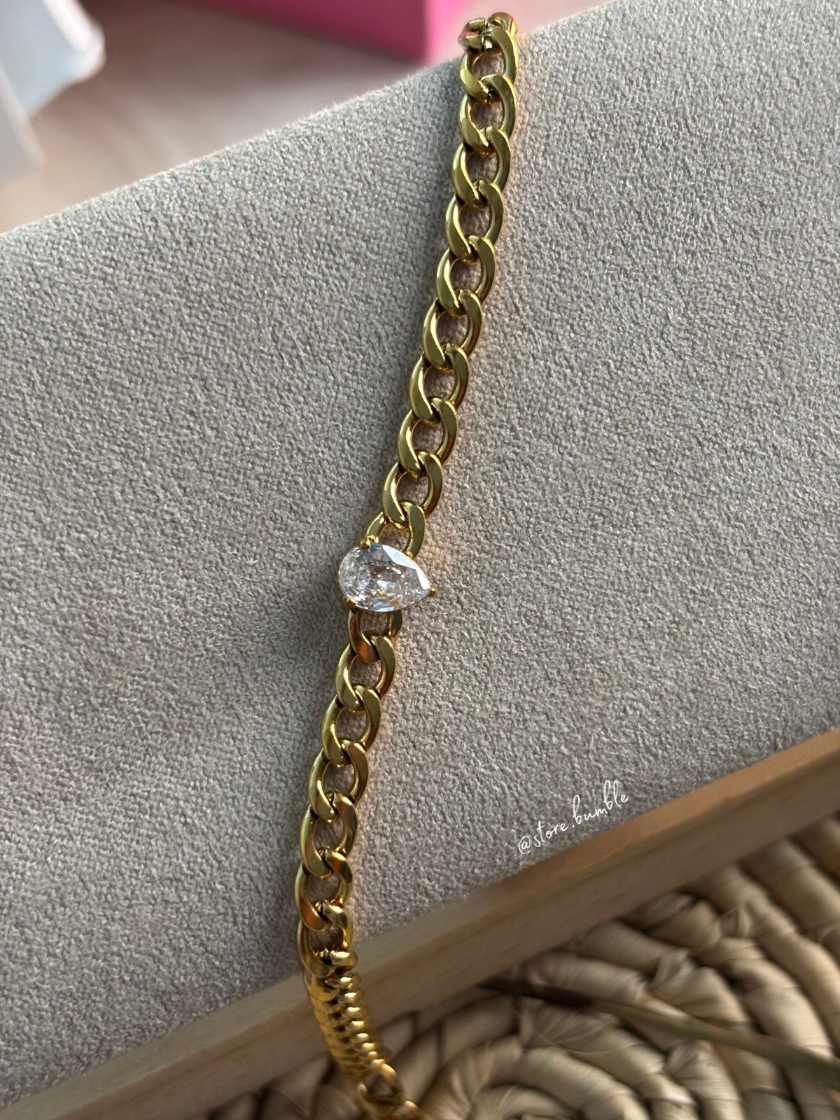 Solitaire Curb Bracelet