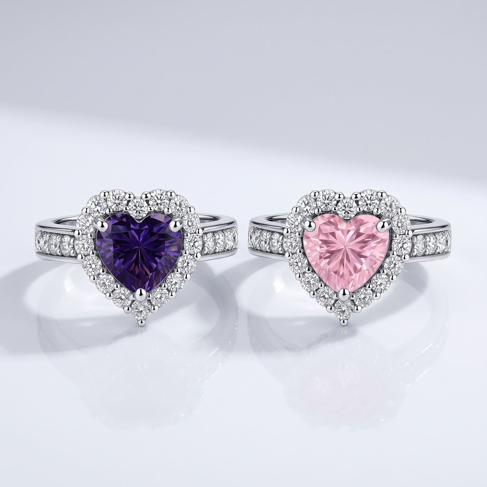 Halo Heart Ring