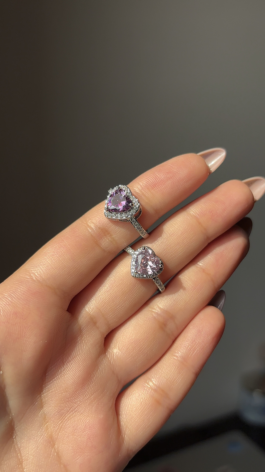 Halo Heart Ring