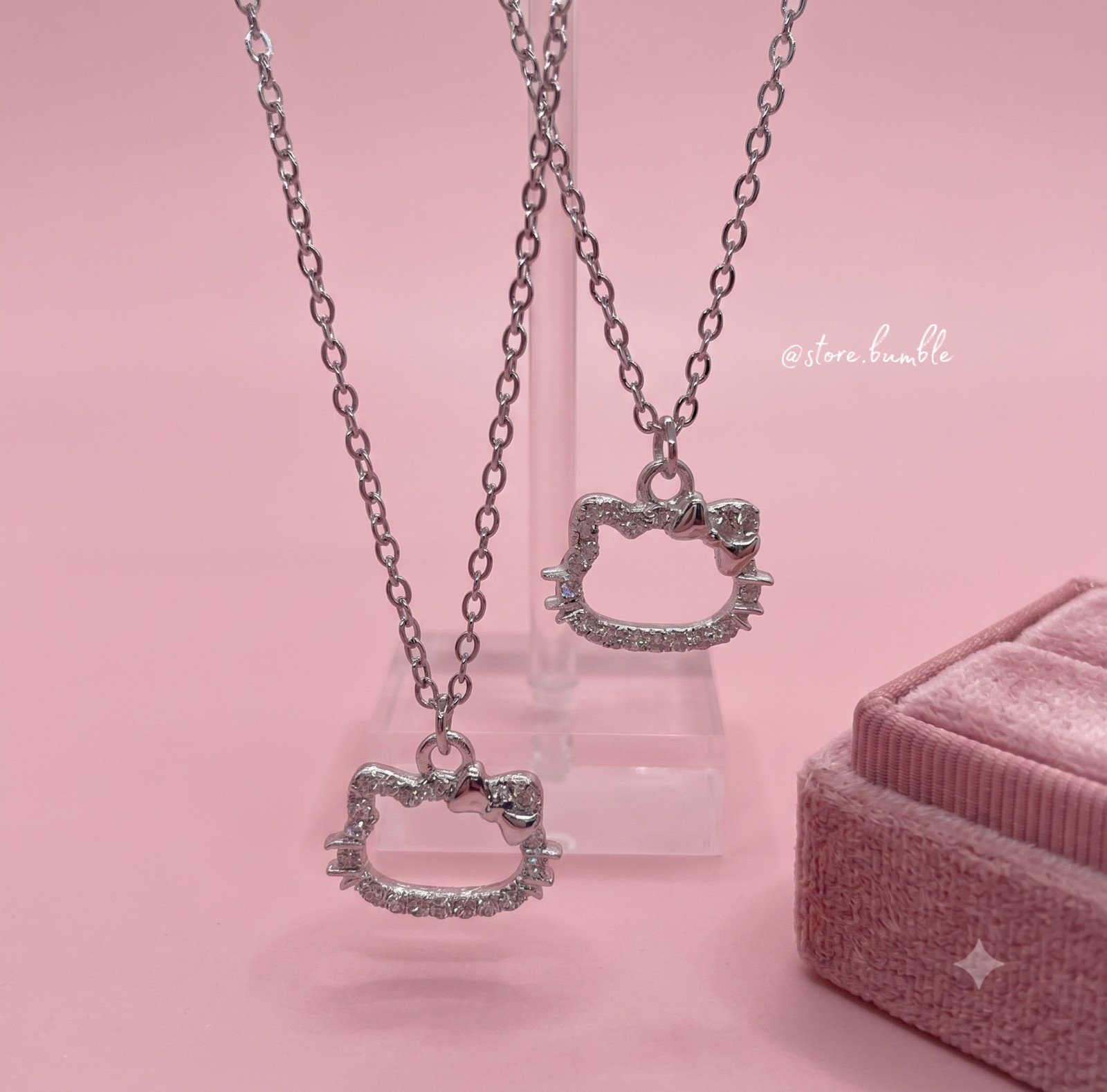 Y2K Kitty Necklace