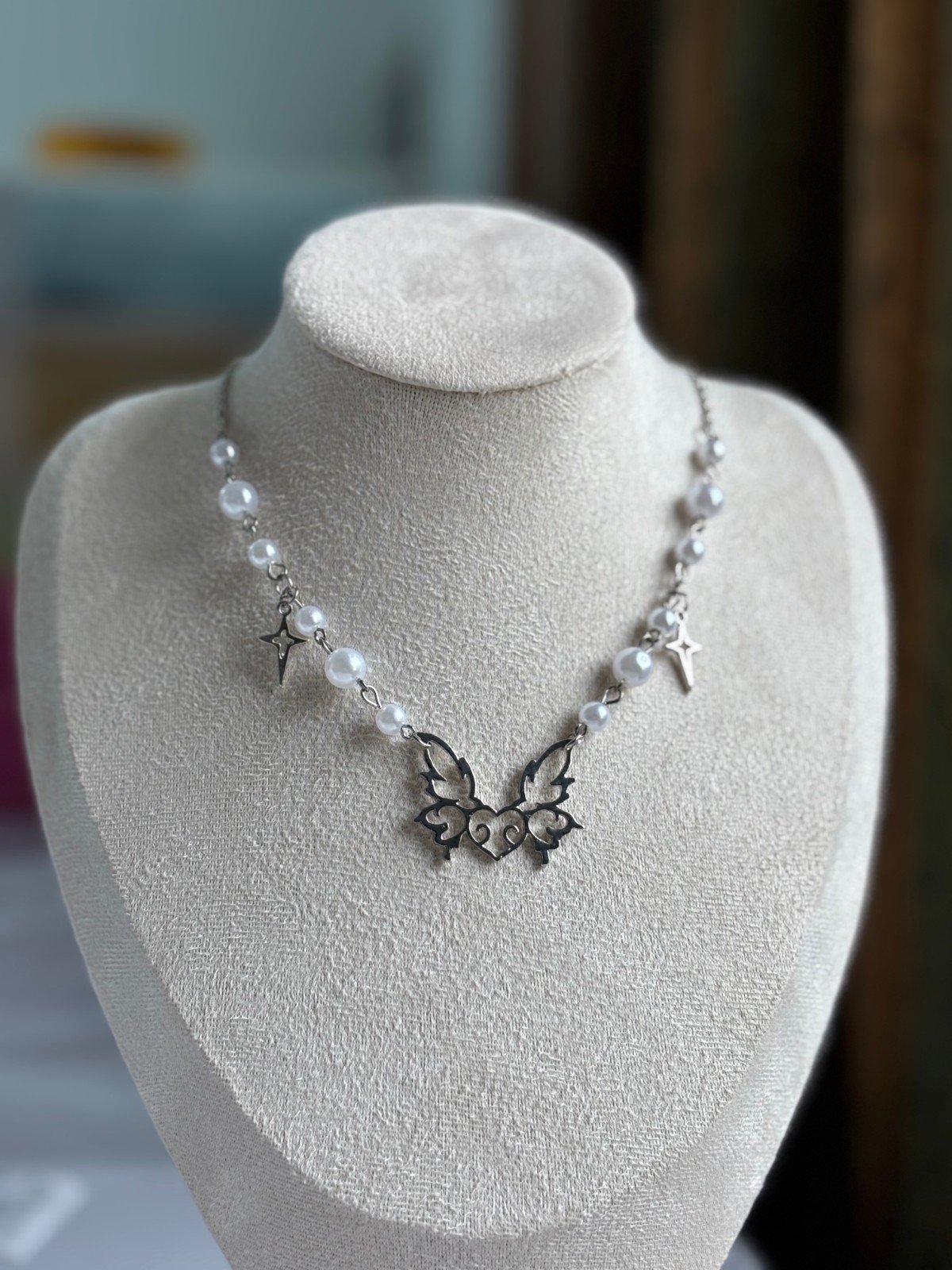 Winged Heart Necklace