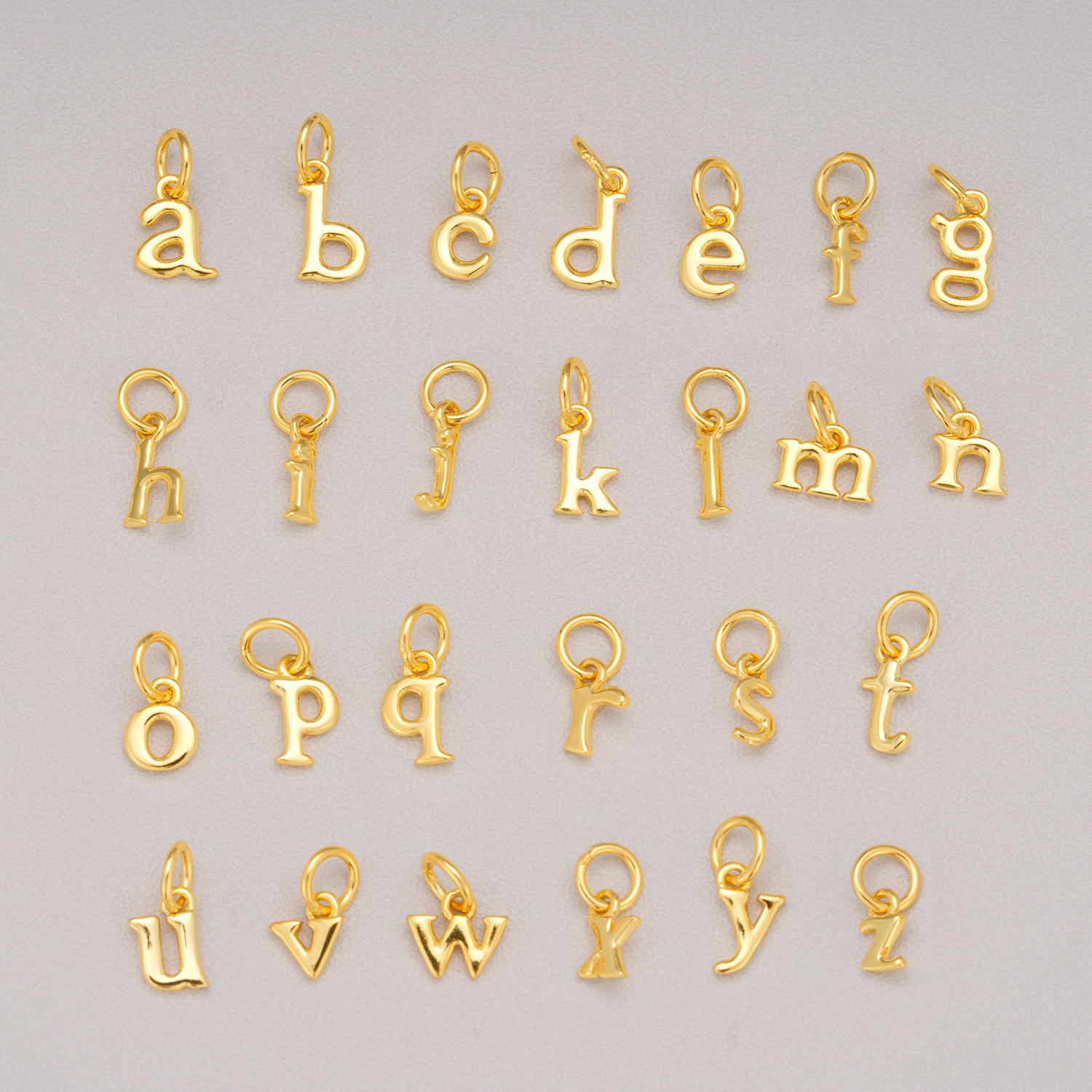 Petite Lowercase Initial Charm
