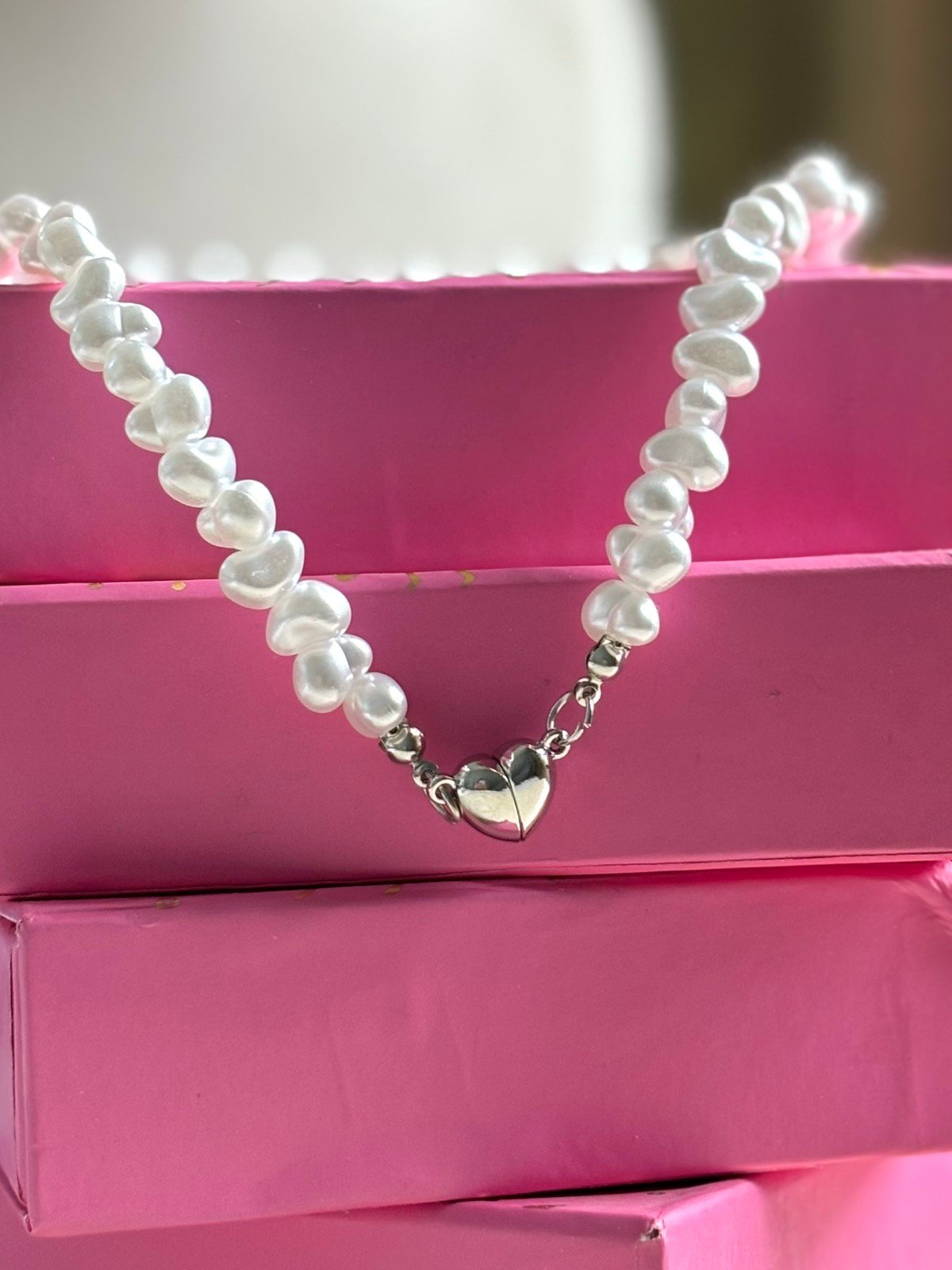 Sweetheart Pearl Necklace