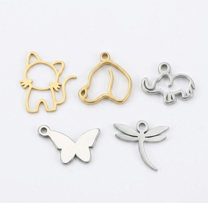 Safari Charms (stainless steel)