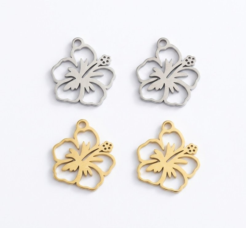 Hibiscus Charm (stainless steel)