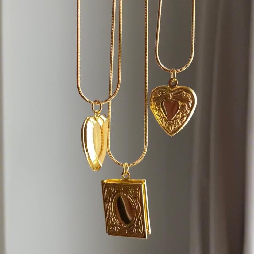 Valentina Locket Collection (Stainless Steel Chain)