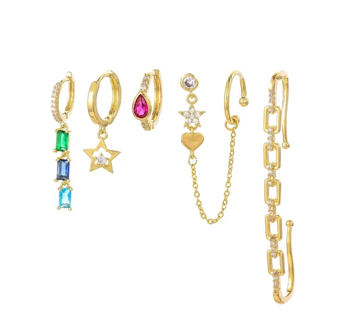 Dahlia Ear Stack (Set of 5)