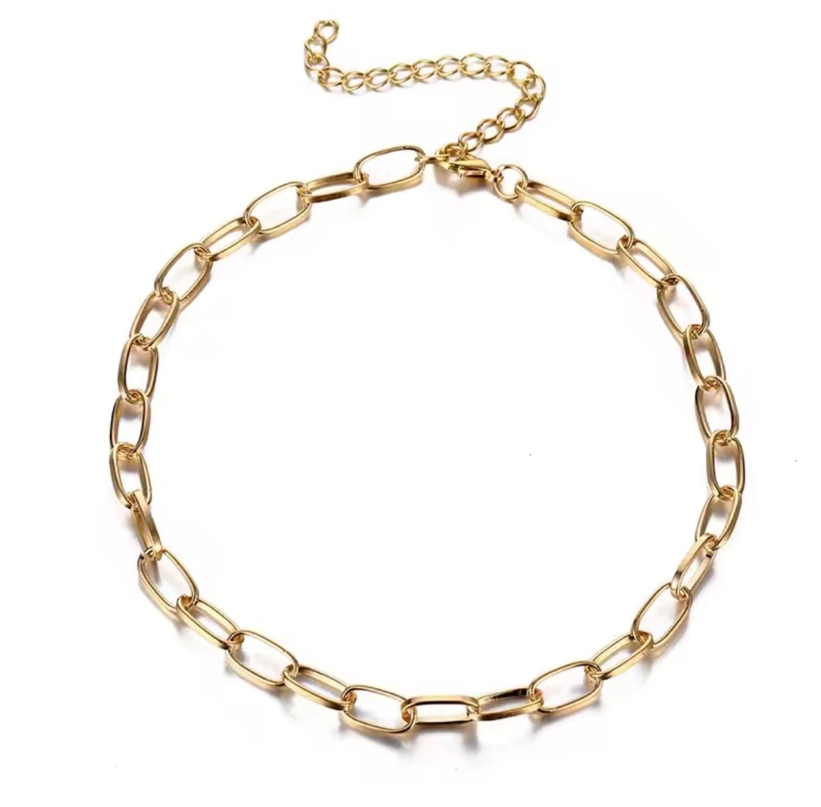 Plain Cuban Chain Choker