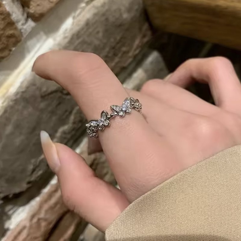 Butterfly Line Ring