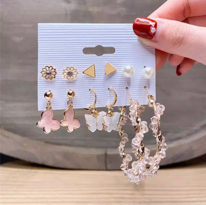 Carnation Hoop Set