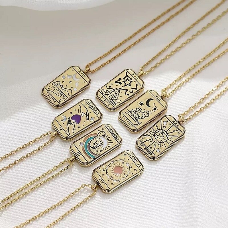 Tarot Card Necklace