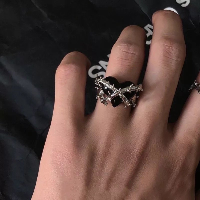 Chained Heart Ring