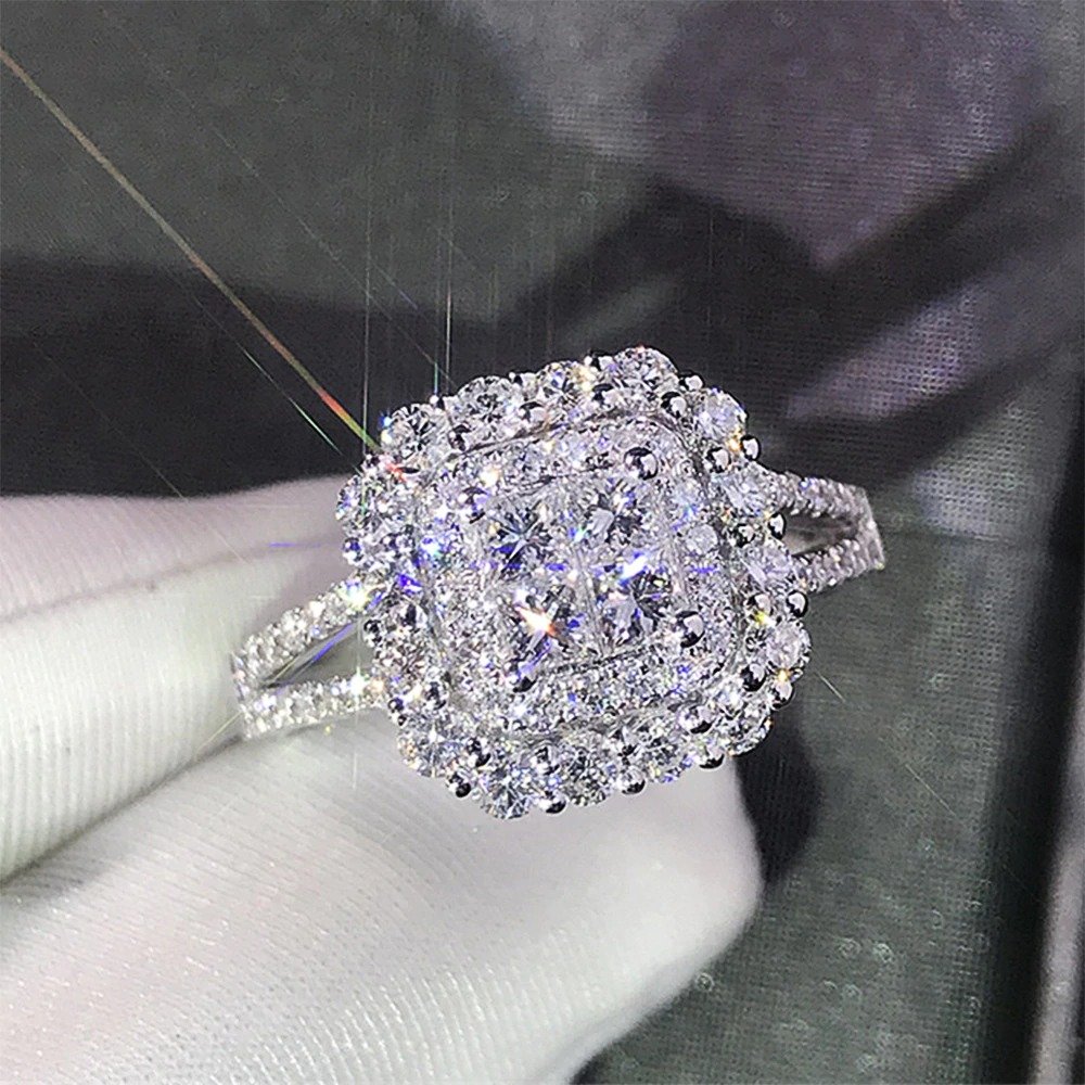 Iced Out Square Ring