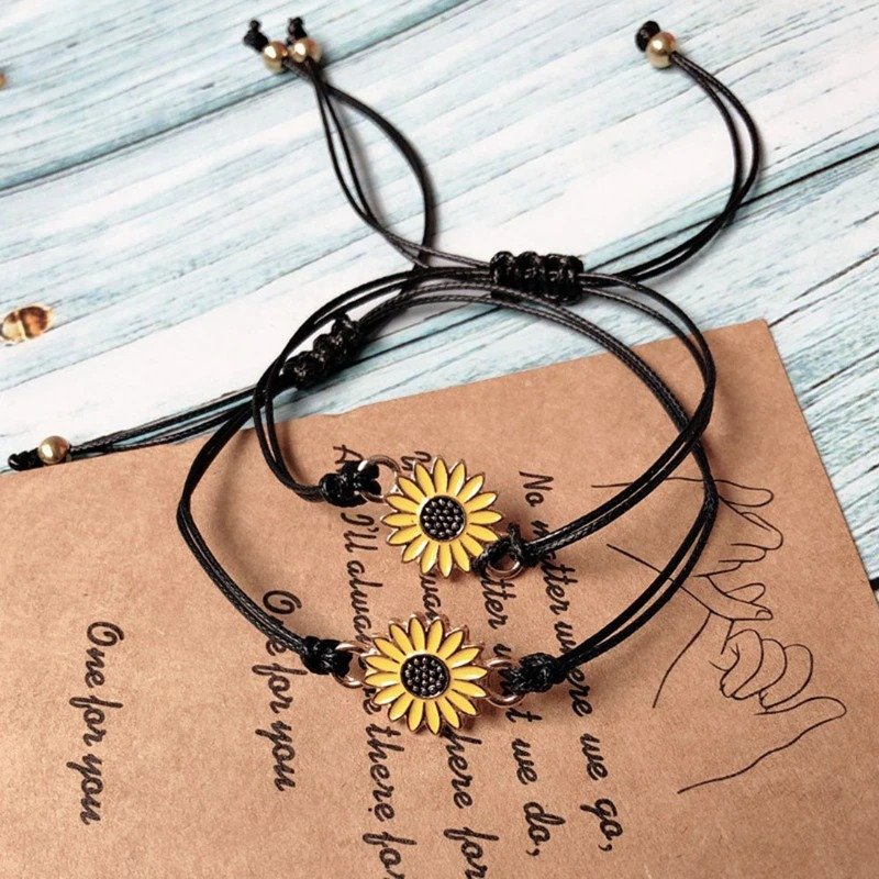 Sunflower Friendship Bracelets