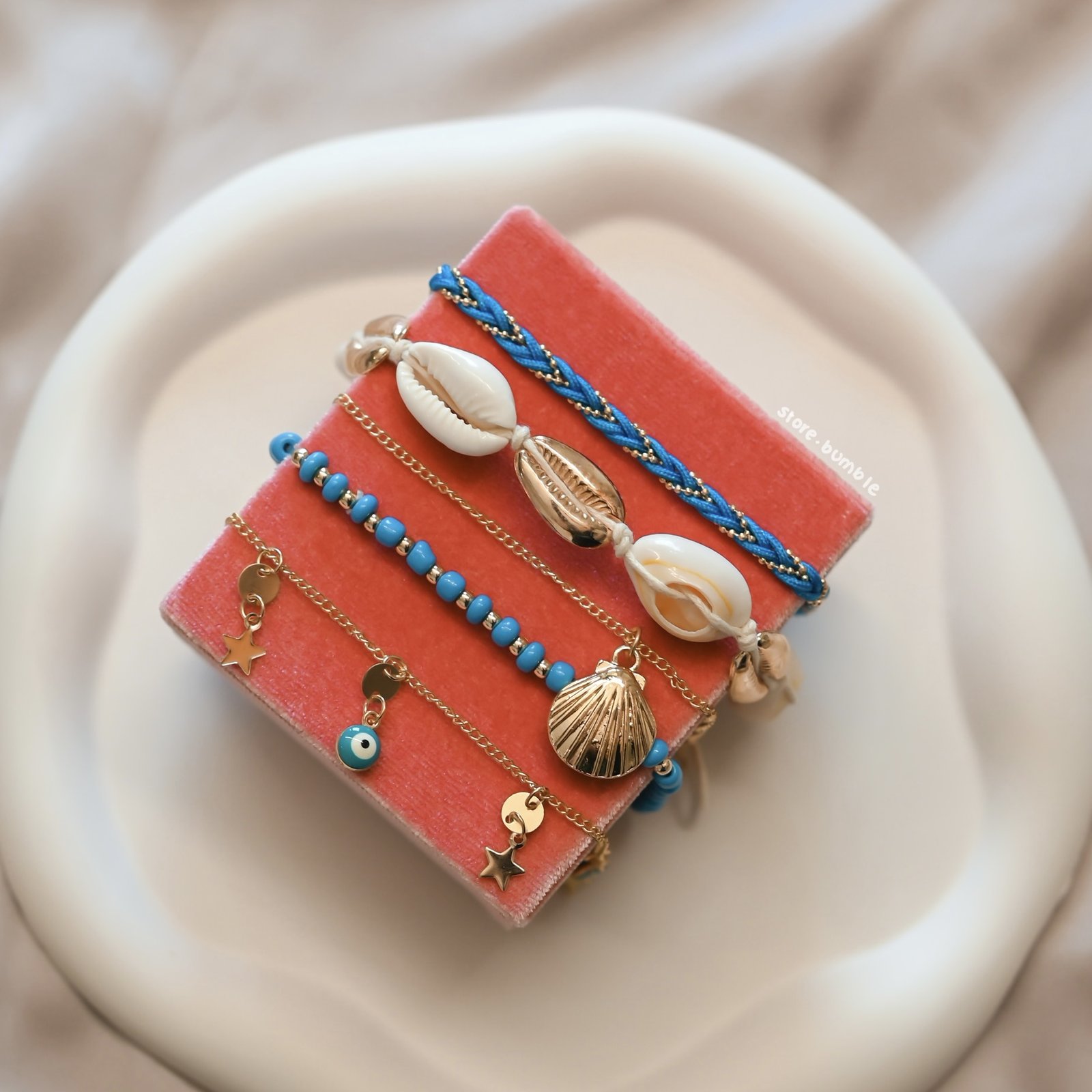 Beach Babe Anklets (Set of 5)