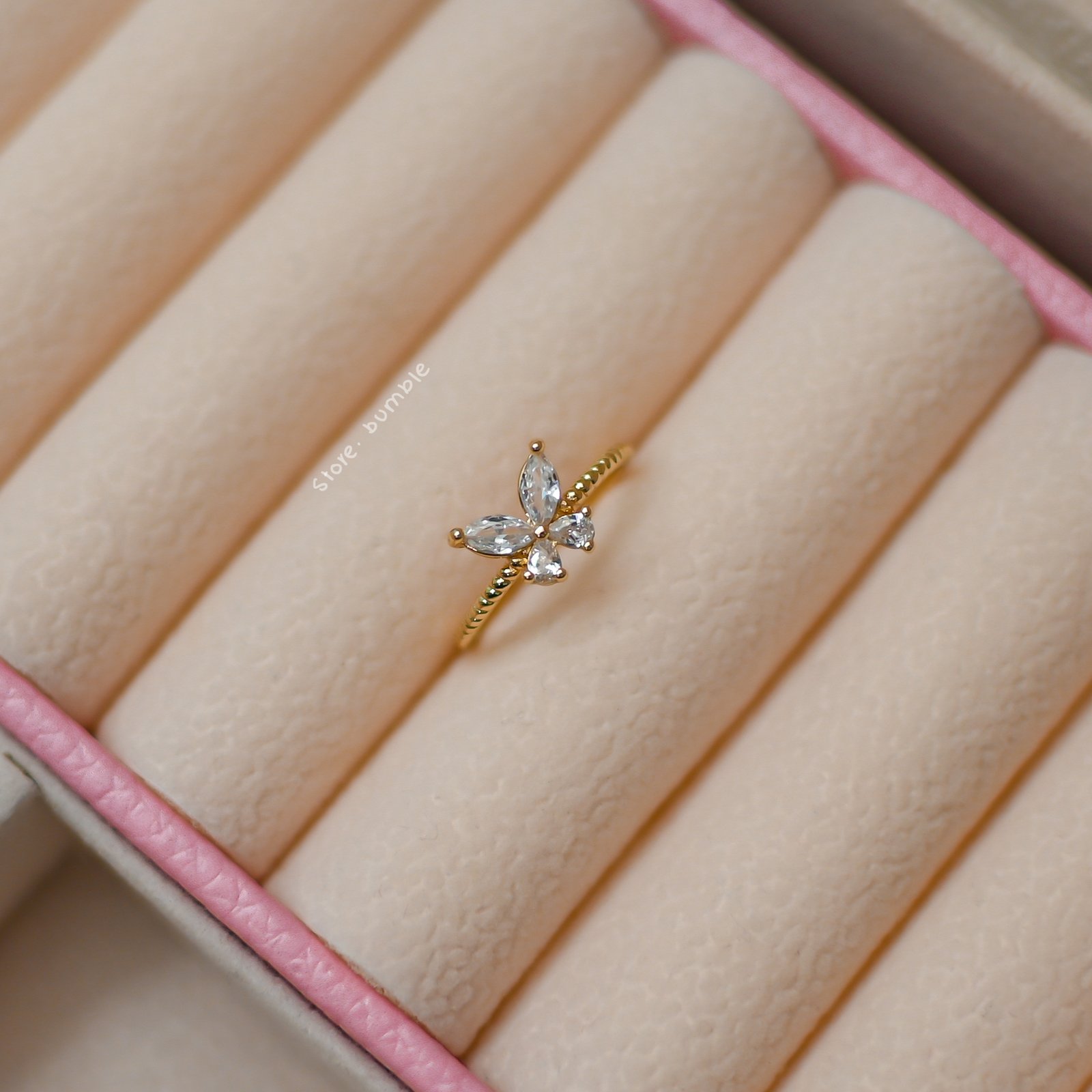 Baby Butterfly Pinky Ring