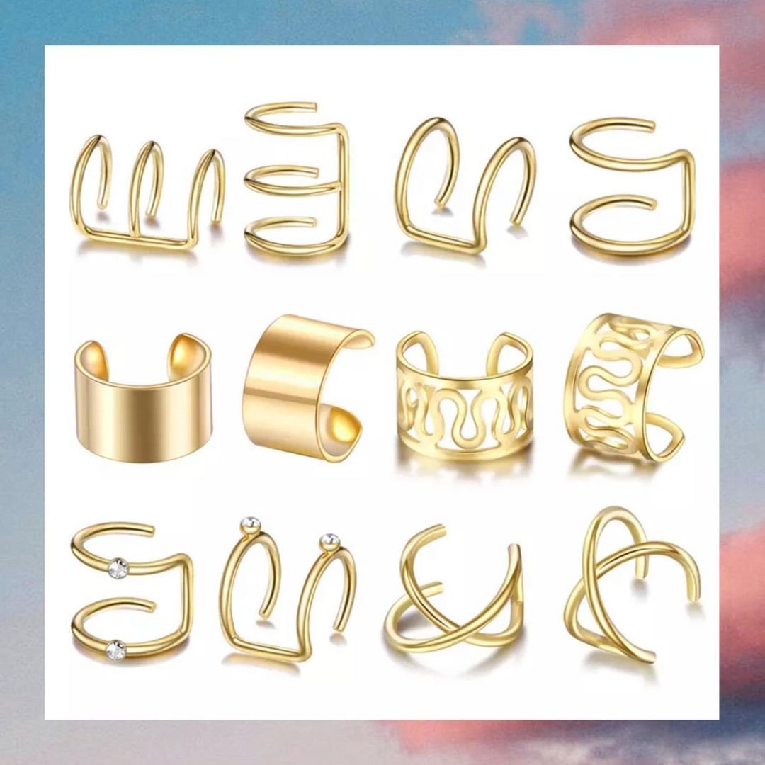 12 Piece Earcuff Set
