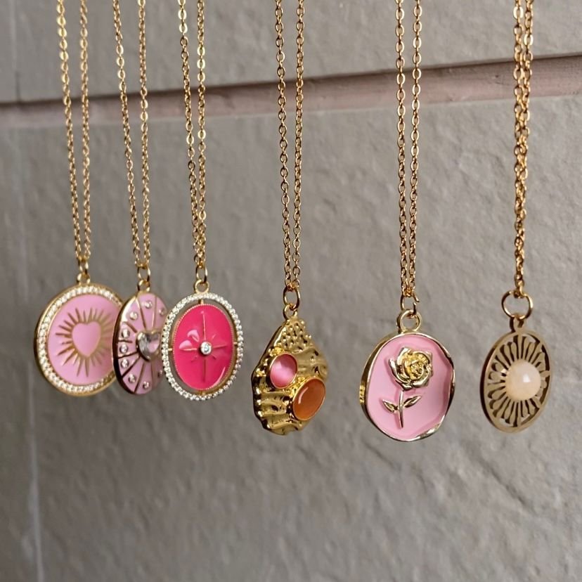 Peony Necklace Collection (Stainless Steel)