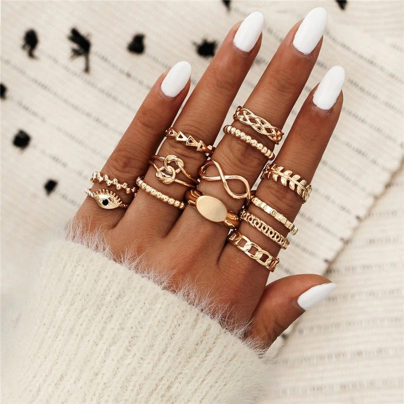 Infinite Sun Rings Set — image 1