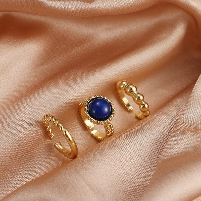 Azure Rings Set